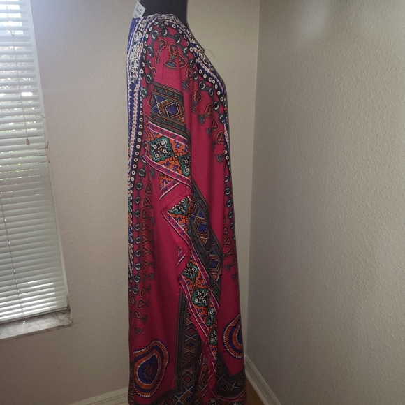 New Fuschia Kaftan Abaya Cover-u… - Picture 7 of 12